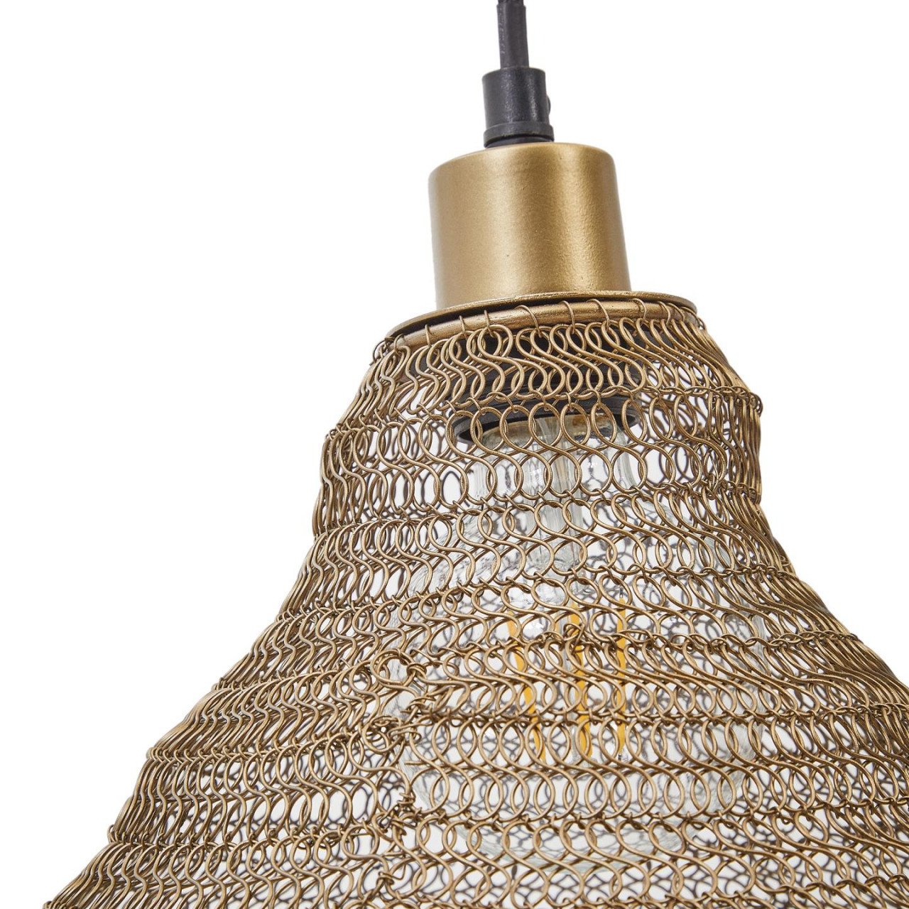 Lustra aurie din metal Sarraco Large Kave Home