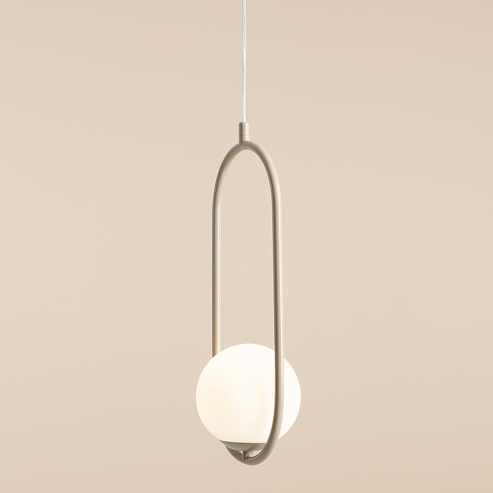 Lustra bej din metal Riva Aldex