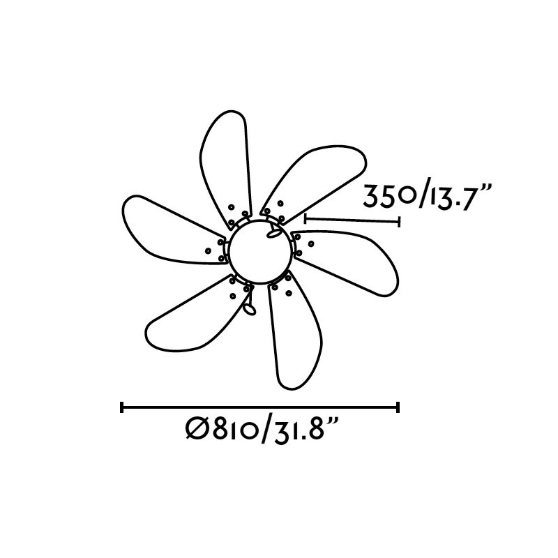 Lustra cu ventilator Palao
