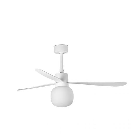 Lustra cu Ventilator si telecomanda AMELIA L BALL LED alb