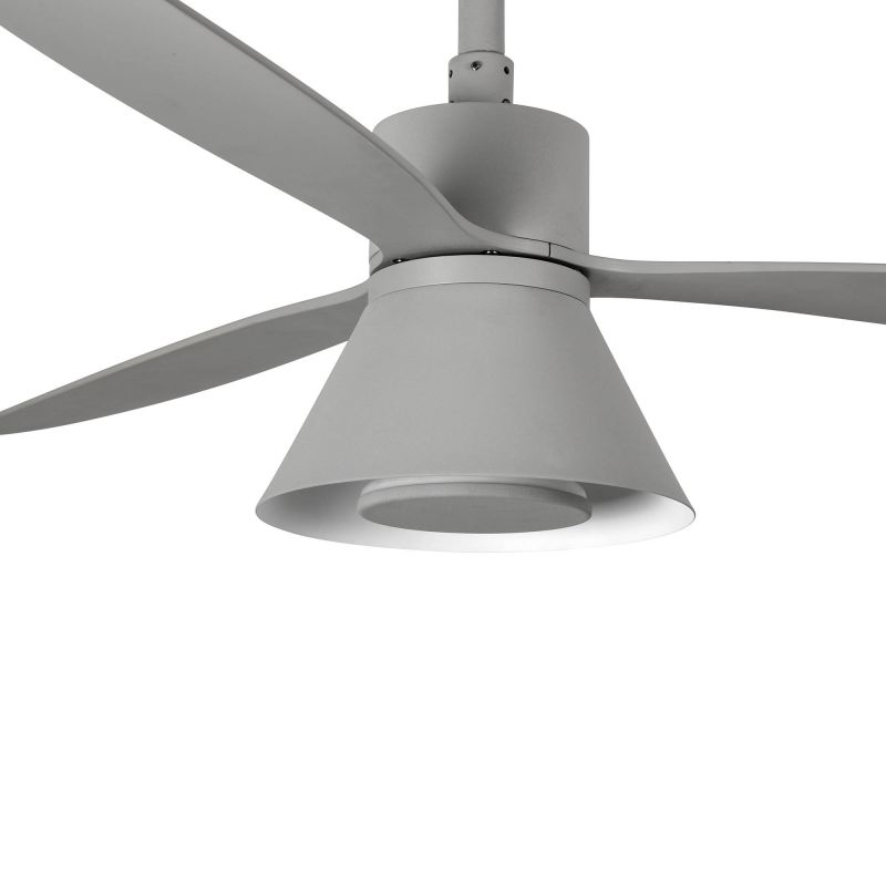 Lustra cu Ventilator si telecomanda AMELIA L CONE LED gri