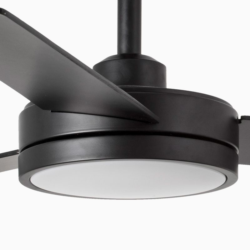 Lustra cu Ventilator si telecomanda BARTH L LED negru