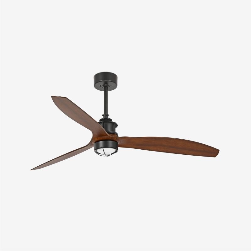 Lustra cu Ventilator si telecomanda JUST FAN M LED negru/maro