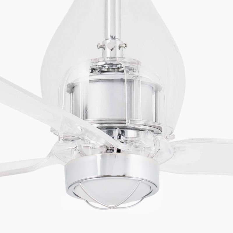 Lustra cu Ventilator si telecomanda MINI ETERFAN M LED transparent