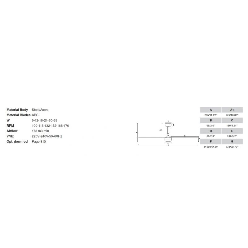 Lustra cu Ventilator si telecomanda PUNT M LED alb/artar