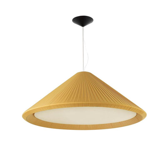 Lustra decorativa design XXL HUE galbena