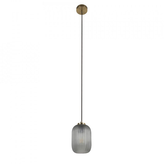 Lustra gri din metal Hestia Kave Home