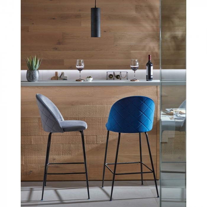 Lustra gri din metal Maude Kave Home