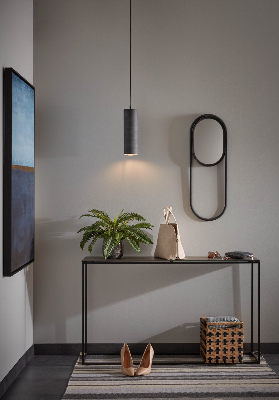 Lustra gri din metal Maude Kave Home