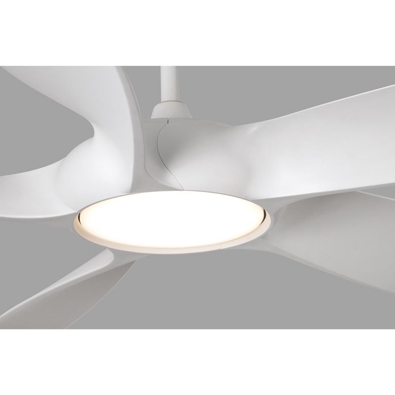 Lustra LED cu Ventilator si telecomanda COCOS alb