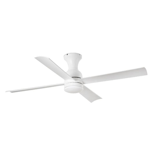 Lustra LED cu Ventilator si telecomanda design modern FRASER alba