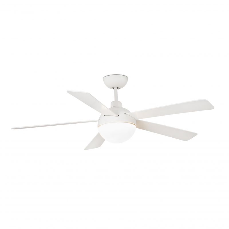 Lustra LED cu Ventilator si telecomanda design modern IZARO alb