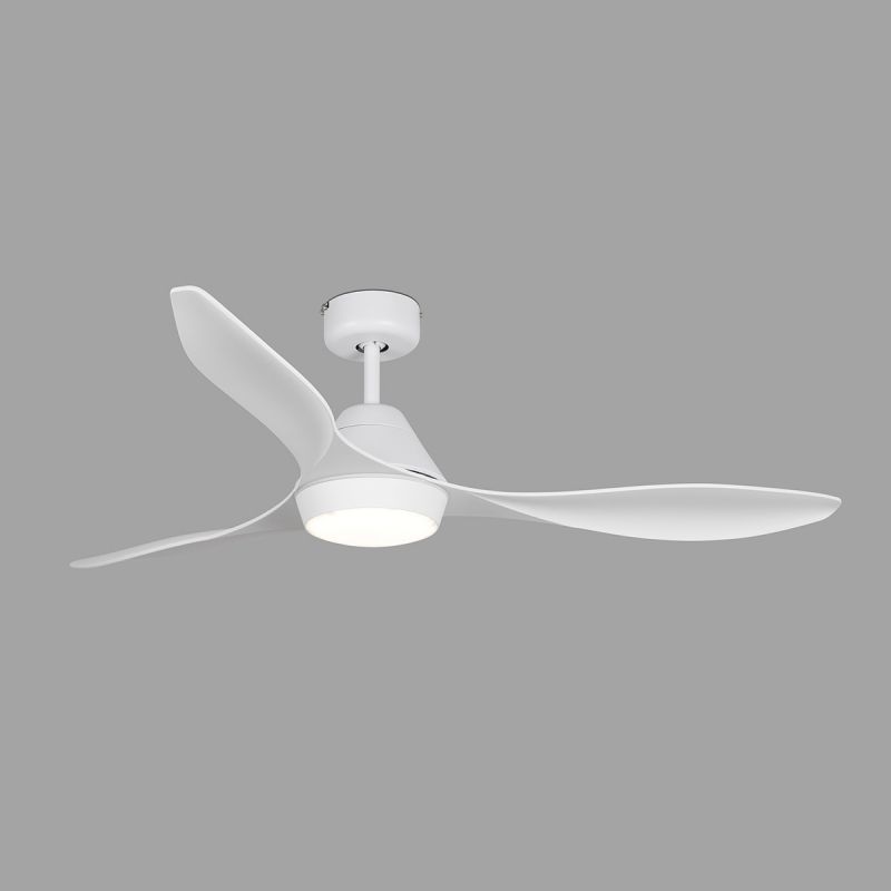 Lustra LED cu Ventilator si telecomanda design modern POLARIS alb