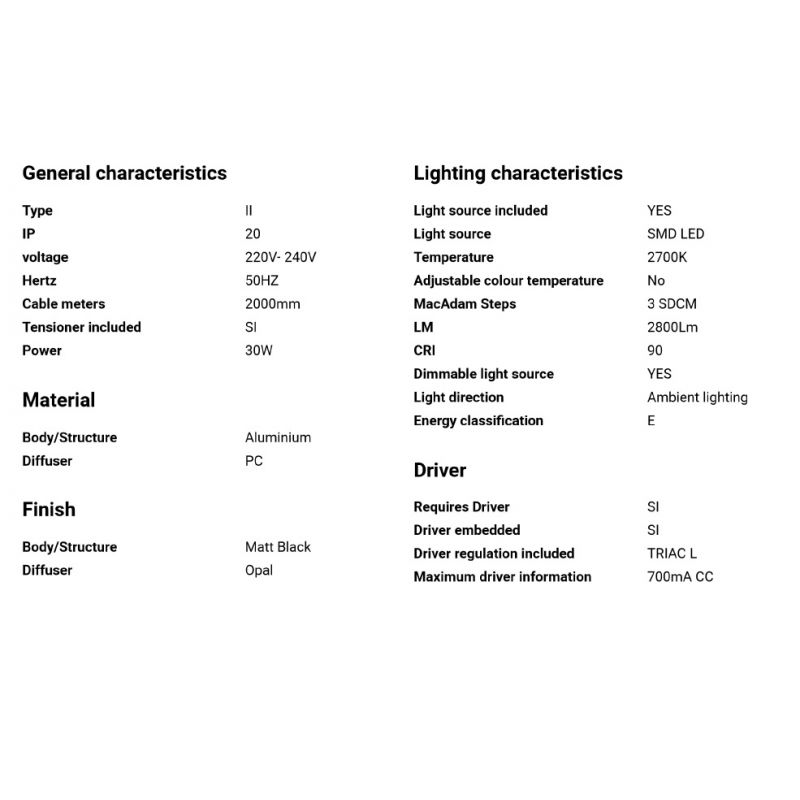 Lustra LED suspendata design modern minimaliat VICO II 115cm
