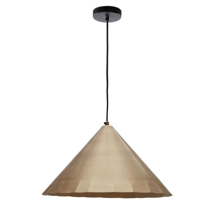 Lustra maro alama din metal Parlava Kave Home