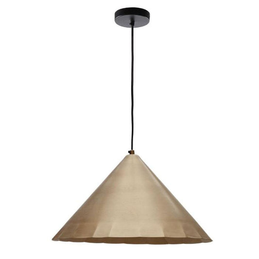 Lustra maro alama din metal Parlava Kave Home