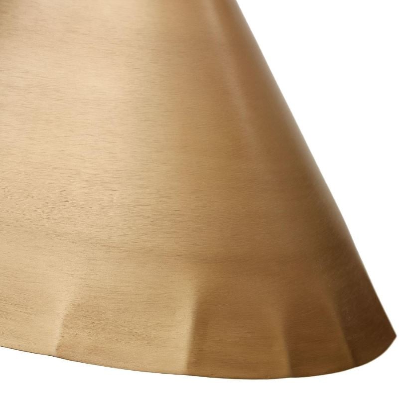 Lustra maro alama din metal Parlava Kave Home
