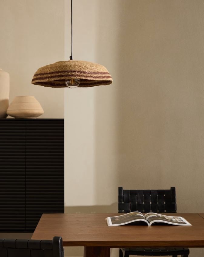 Lustra maro din metal Vinyola Kave Home