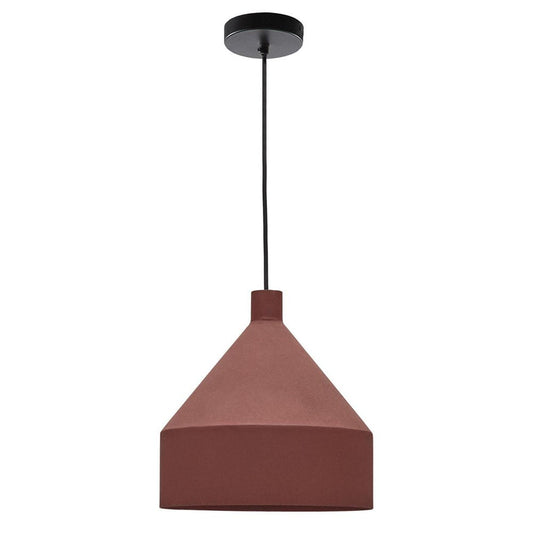 Lustra maro teracota din metal Peralta Flow Kave Home