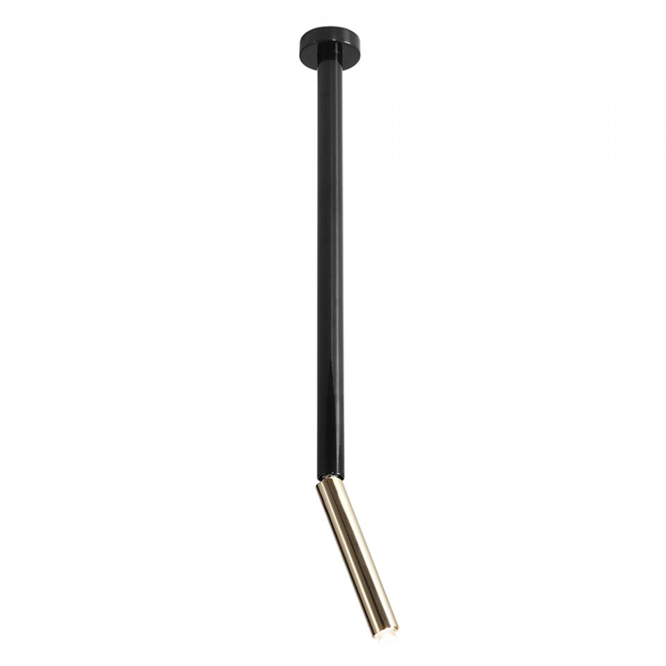 Lustra neagra/aurie din metal Stick M Aldex