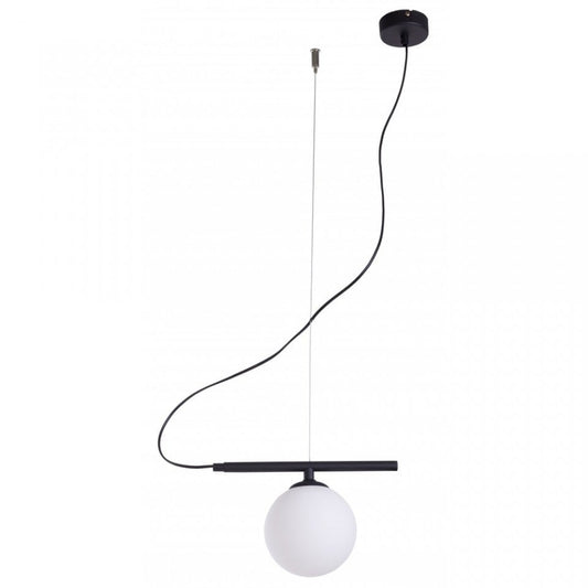 Lustra neagra din metal Beryl Glass Aldex