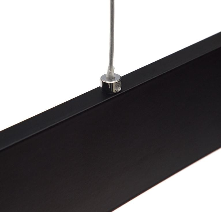 Lustra neagra din metal Boadella Kave Home
