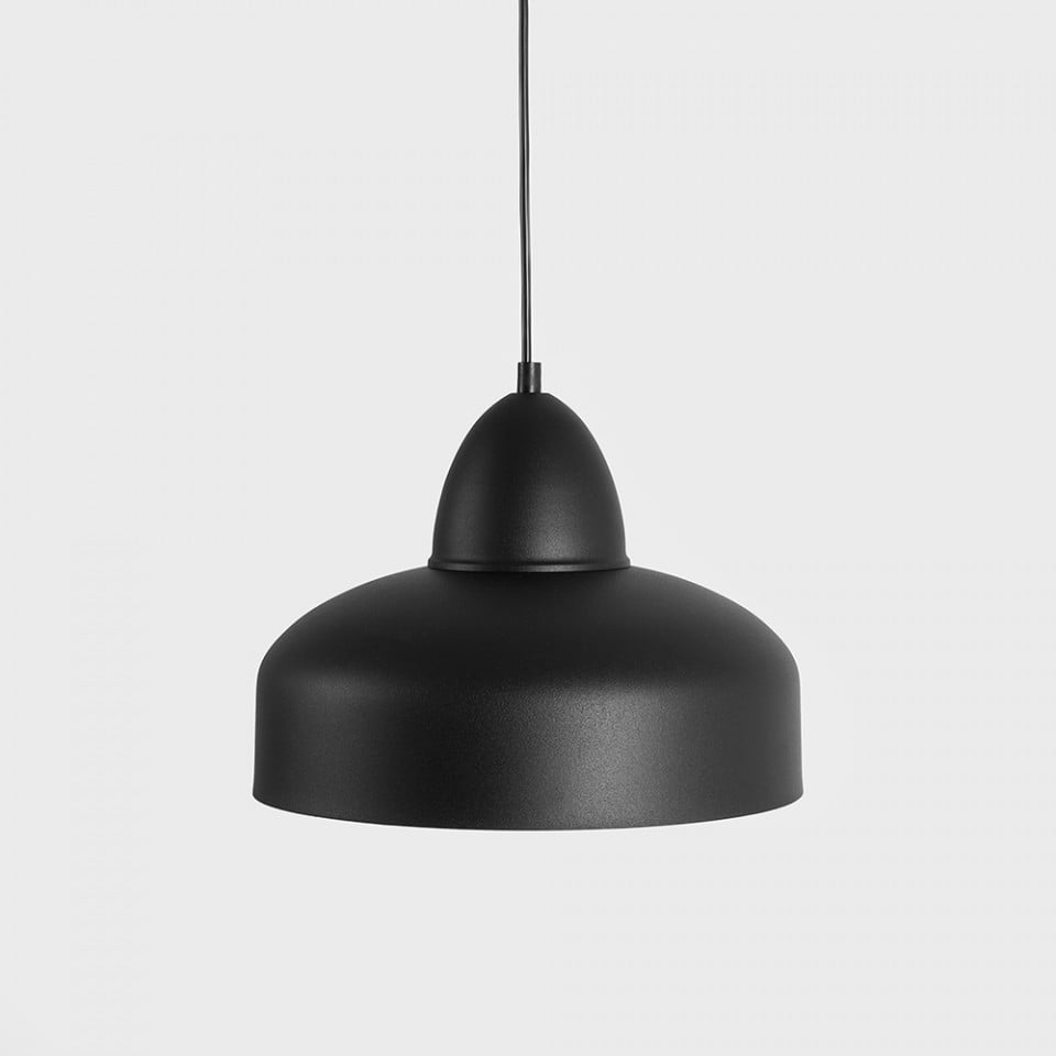Lustra neagra din metal Como Aldex
