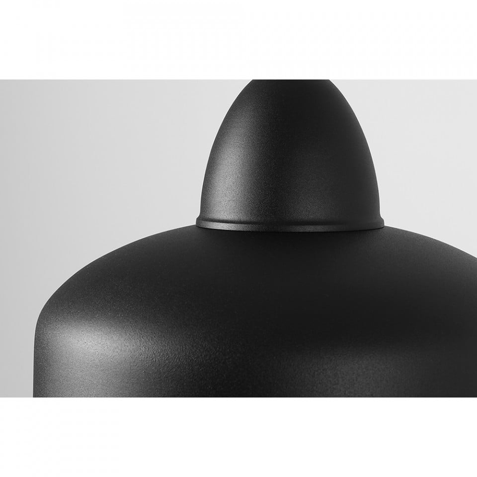 Lustra neagra din metal Como Aldex