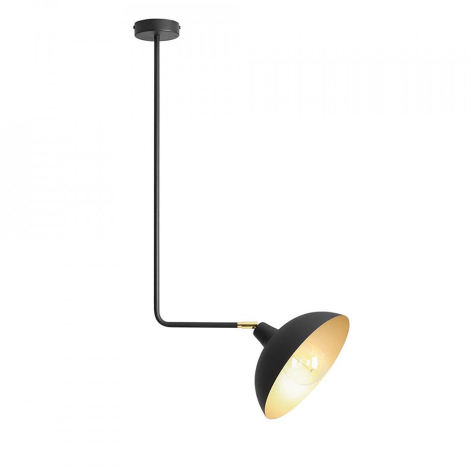 Lustra neagra din metal Espace Aldex