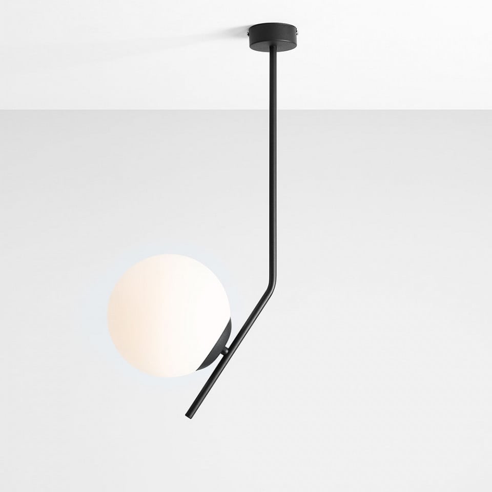 Lustra neagra din metal Gallia Aldex