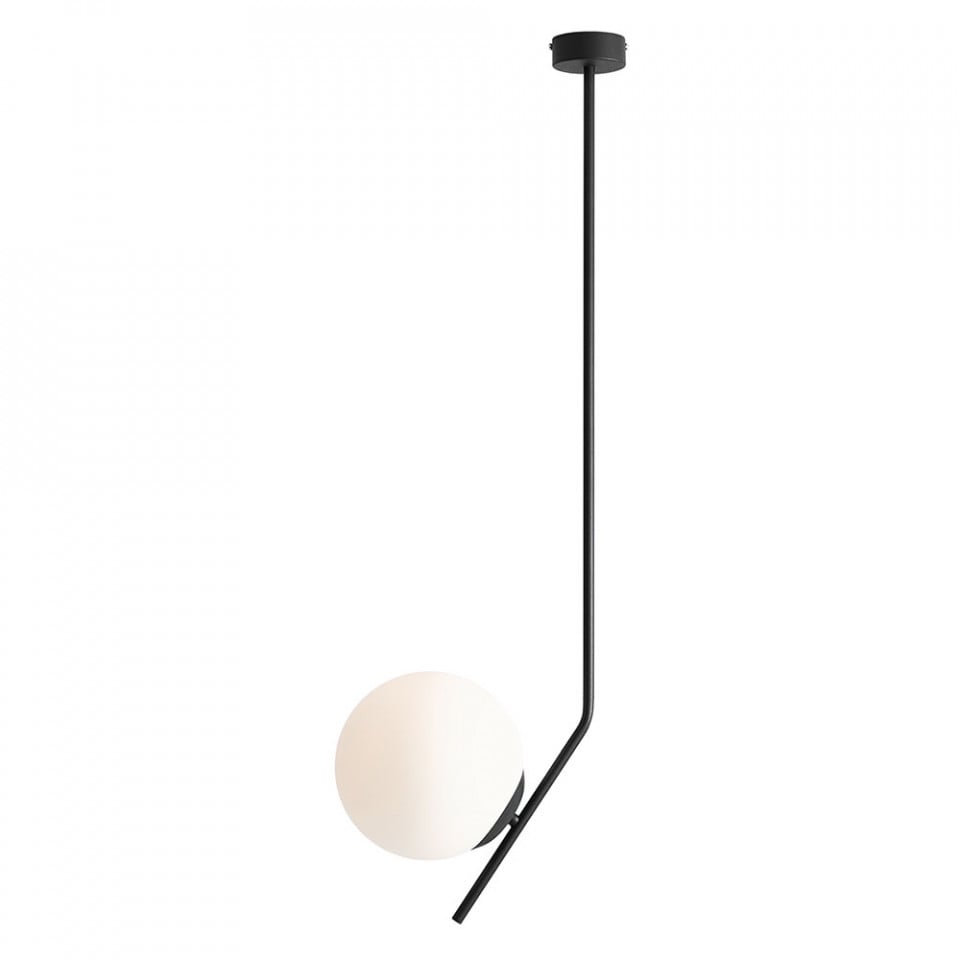 Lustra neagra din metal Gallia Long Aldex