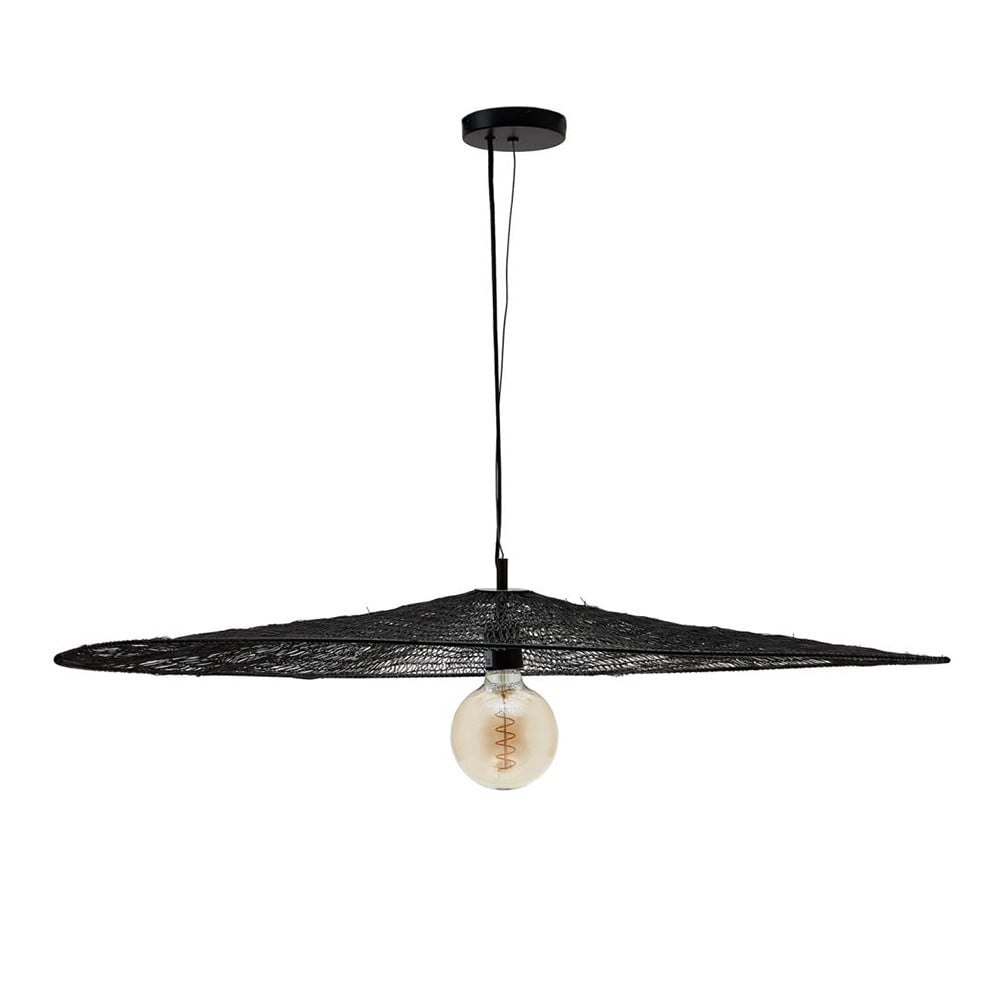 Lustra neagra din metal Makai Flat Kave Home