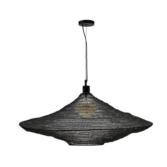 Lustra neagra din metal Makai Kave Home