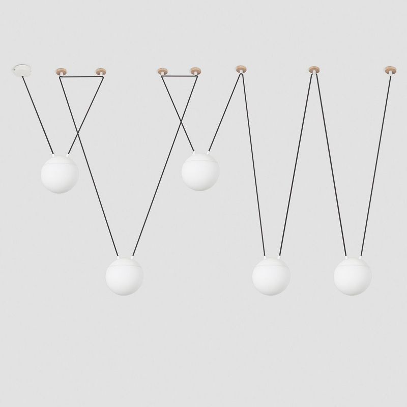 Lustra / Pendul MINE SPACE V White