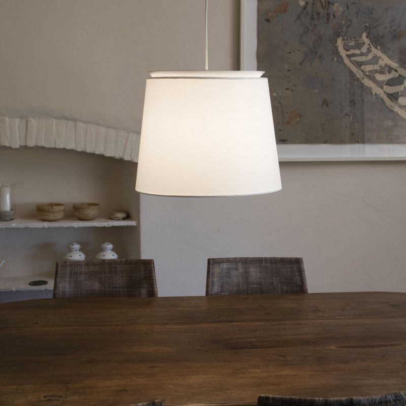 Lustra / Pendul modern design elegant ø42cm SAVOY alb