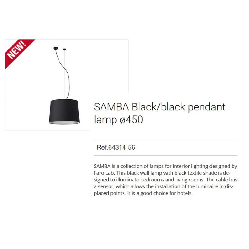 Lustra pendul moderna design elegant CONGA negru