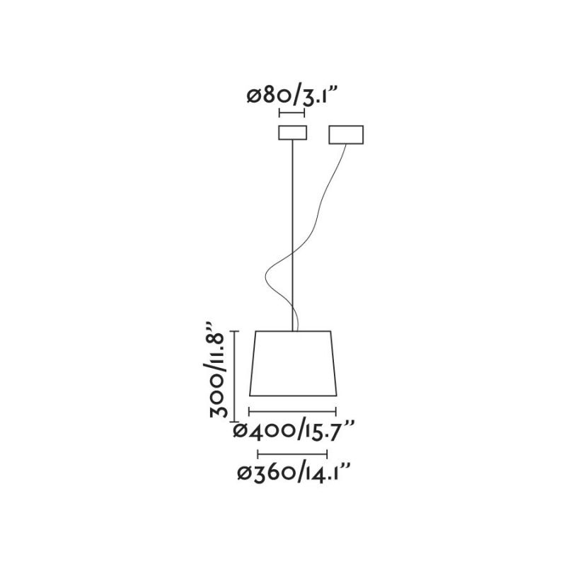 Lustra pendul moderna design elegant CONGA negru/alb