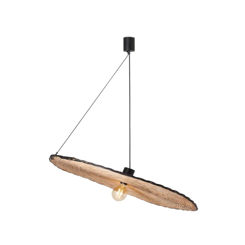 Lustra / Pendul suspendat design natural din ratan COSTAS 100cm