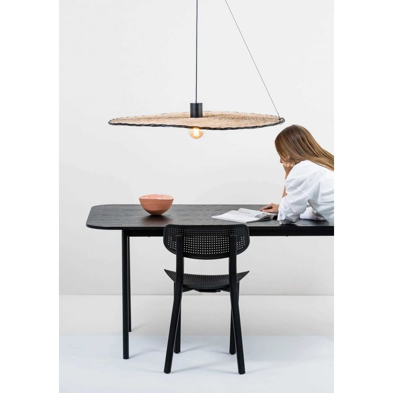 Lustra / Pendul suspendat design natural din ratan COSTAS 100cm