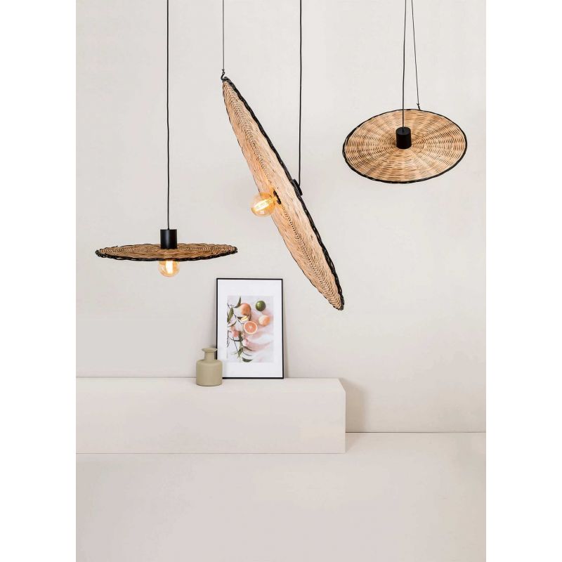 Lustra / Pendul suspendat design natural din ratan COSTAS 100cm