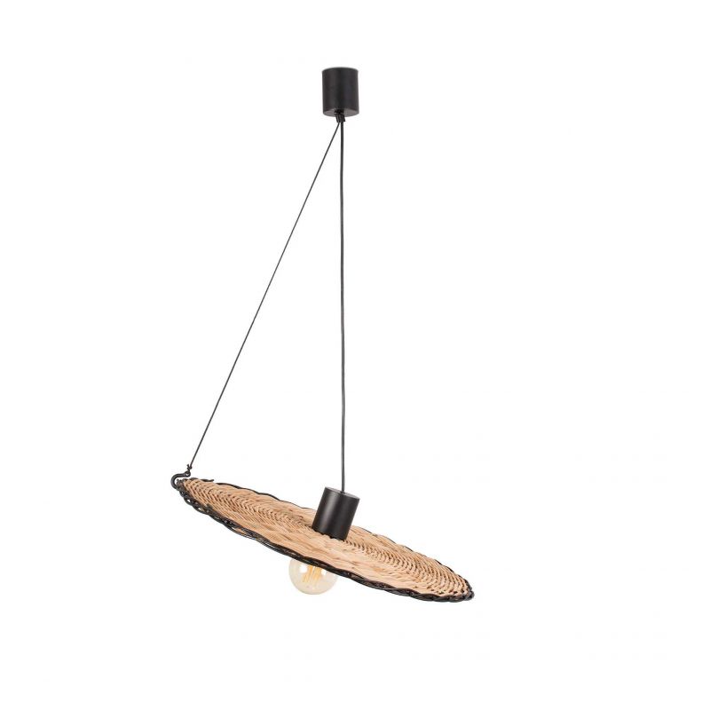 Lustra / Pendul suspendat design natural din ratan COSTAS 60cm