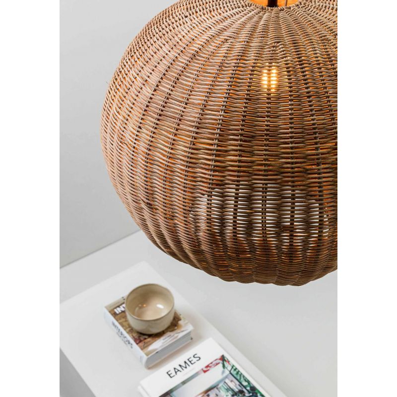 Lustra / Pendul suspendat design natural din ratan HAKA 53cm