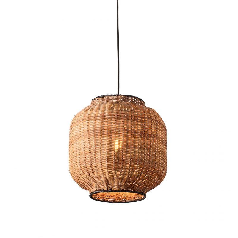 Lustra / Pendul suspendat design natural din ratan TUPAI 30cm
