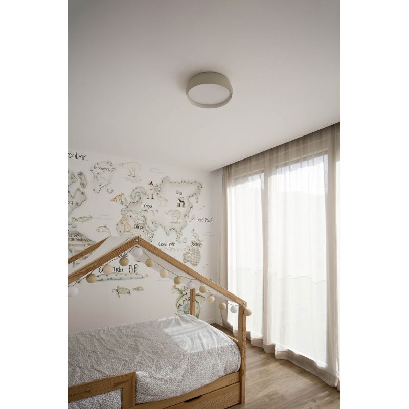 Lustra / Plafoniera LED design modern slim SHOKU Ø35cm gri