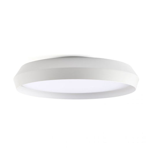 Lustra / Plafoniera LED design modern slim SHOKU Ø60cm alb