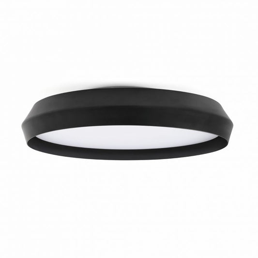 Lustra / Plafoniera LED design modern slim SHOKU Ø60cm negru