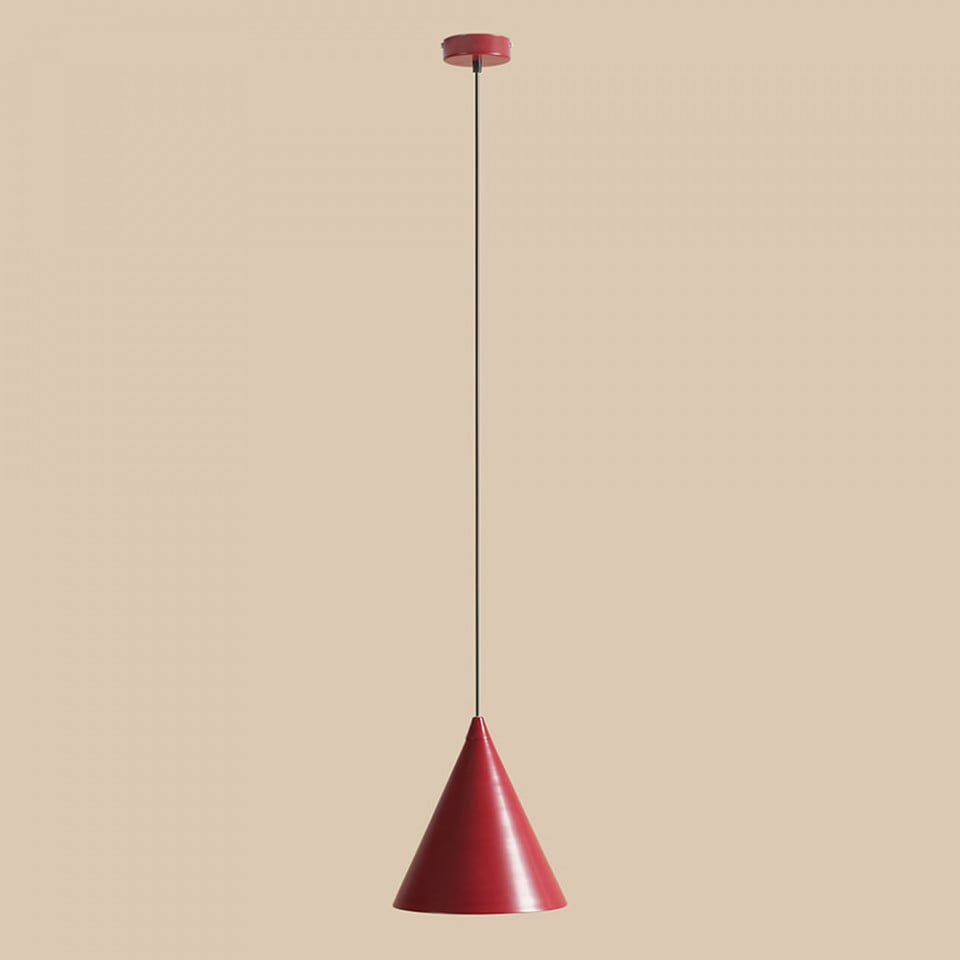Lustra rosie din metal Form Aldex