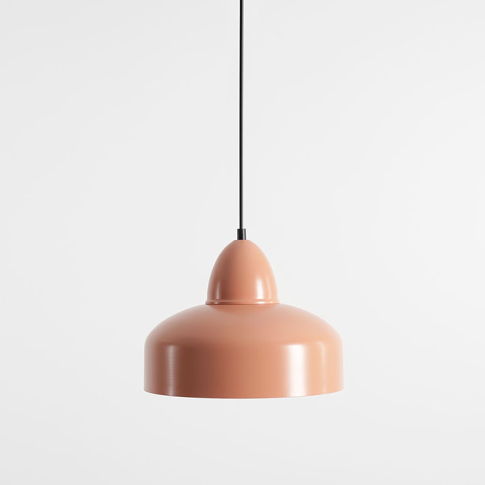 Lustra rosu corai din metal Como Aldex