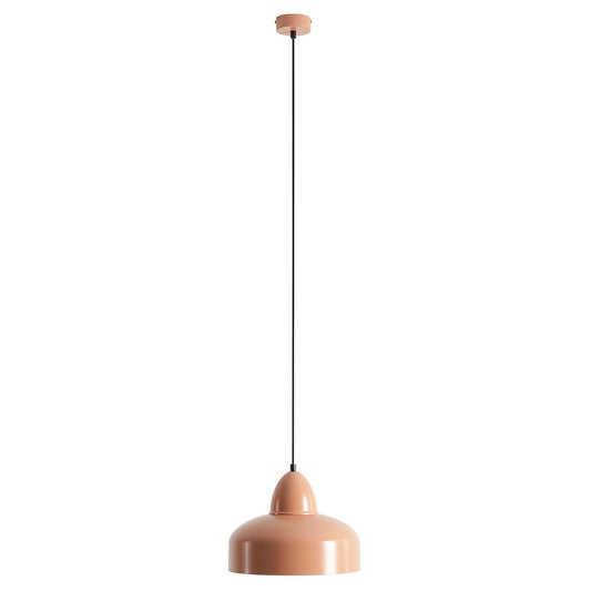 Lustra rosu corai din metal Como Aldex