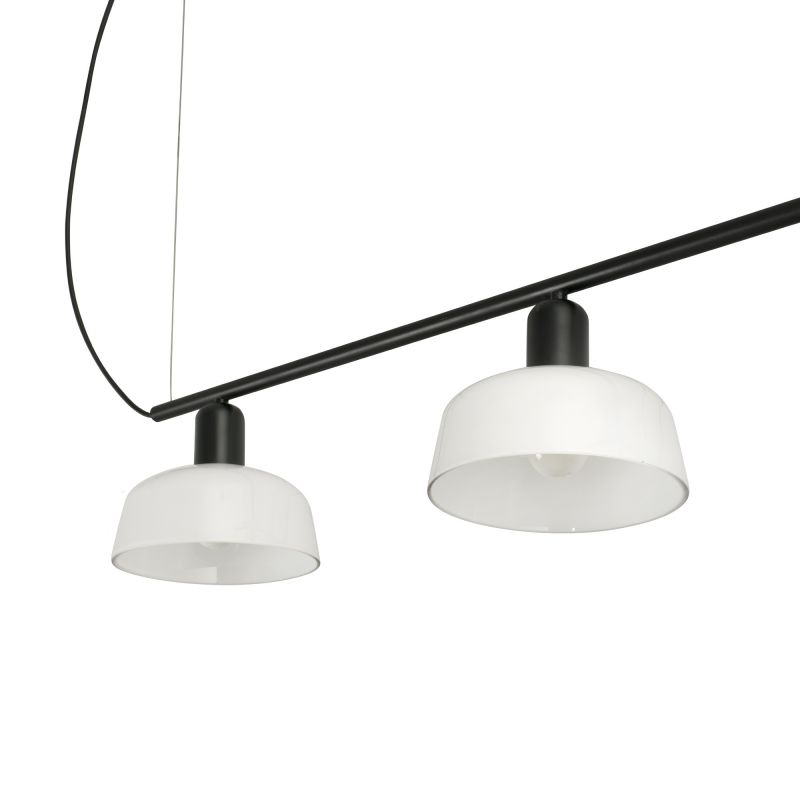 Lustra suspendata design modern TATAWIN alb
